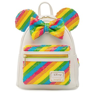Mochila Rainbow Minnie Disney Loungefly 26cm