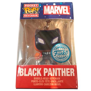 Llavero Pocket POP Marvel Holiday Black Panther Exclusive