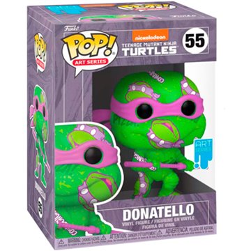 Figura POP Tortugas Ninja Donatello Artist + Case Exclusive
