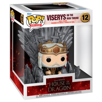 Figura POP Deluxe House of the Dragon Viserys on the Iron Throne