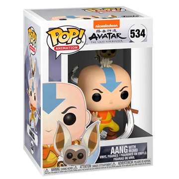 Figura POP Avatar the Last Airbender Aang with Momo
