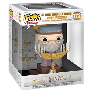 Figura POP Deluxe Harry Potter and the Prisoner of Azkaban - Dumbledore with Podium