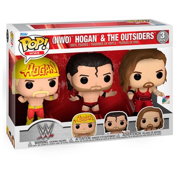 Blister 3 figuras POP WWE Hogan &38 the Outsiders