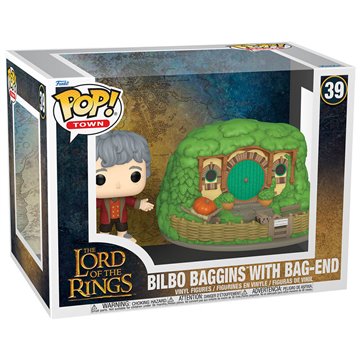 Figura POP Town El Se�or de los Anillos Bilbo Baggins with Bag-End